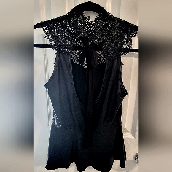 Faux leather top - Picture 3 of 3